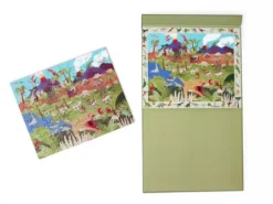 Scratch - puzzle magnetyczne i gra - dino