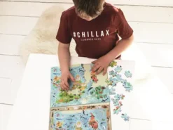 Scratch - puzzle magnetyczne i gra - mapa