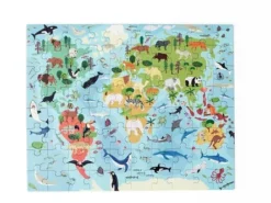 Scratch - puzzle magnetyczne i gra - mapa