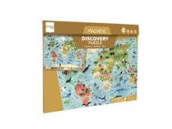 Scratch - puzzle magnetyczne i gra - mapa