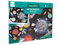 Scratch - puzzle magnetyczne i gra szukaj z lupą - kosmos