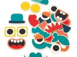 Janod - magnesy drewniane - portrety