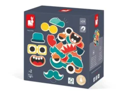 Janod - magnesy drewniane - portrety