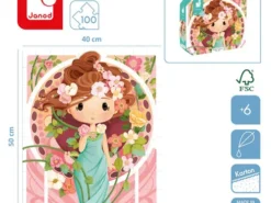 Janod - puzzle w walizce - Alfonsa Mucha