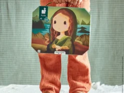 Janod - puzzle w walizce - Leonardo da Vinci