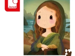 Janod - puzzle w walizce - Leonardo da Vinci