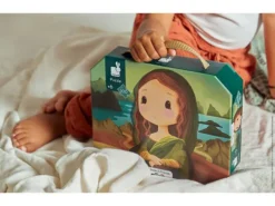 Janod - puzzle w walizce - Leonardo da Vinci