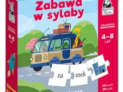 Kapitan Nauka - układanka edukacyjna - zabawa w sylaby