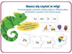 Kapitan Nauka - układanka edukacyjna - zabawa w sylaby