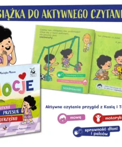 Kapitan Nauka – Emocje - książeczka jako interaktywna zabawa