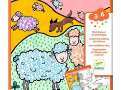 Djeco - kolorowanki z grami - farma