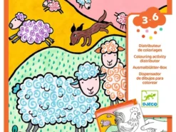 Djeco - kolorowanki z grami - farma