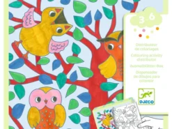 Djeco - kolorowanki z grami - las