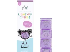 Glo Pals - kostki sensoryczne do kąpieli - świecące - fioletowe