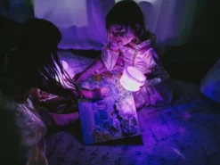 Glo Pals - kostki sensoryczne do kąpieli - świecące - fioletowe