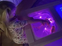 Glo Pals - kostki sensoryczne do kąpieli - świecące - fioletowe
