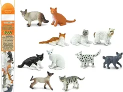 Safari Ltd. - zestaw figurek w tubie - koty domowe