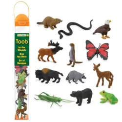Safari Ltd. - zestaw figurek w tubie - zwierzęta leśne