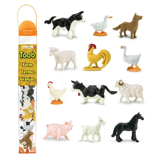 Safari Ltd. - zestaw figurek w tubie - zwierzęta na wsi