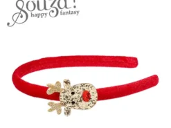 Souza! - opaska z brokatowym reniferem