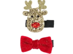 Souza! - spinki do włosów świąteczne - renifer