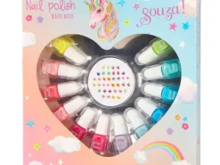 Souza! - zestaw 12 lakierów do paznokci z naklejkami - jednorożec