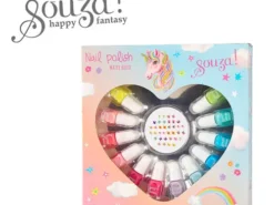 Souza! - zestaw 12 lakierów do paznokci z naklejkami - jednorożec