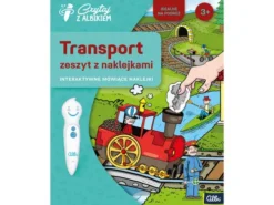 Albi - zeszyt z naklejkami - transport