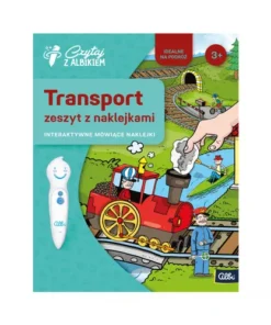 Albi - zeszyt z naklejkami - transport